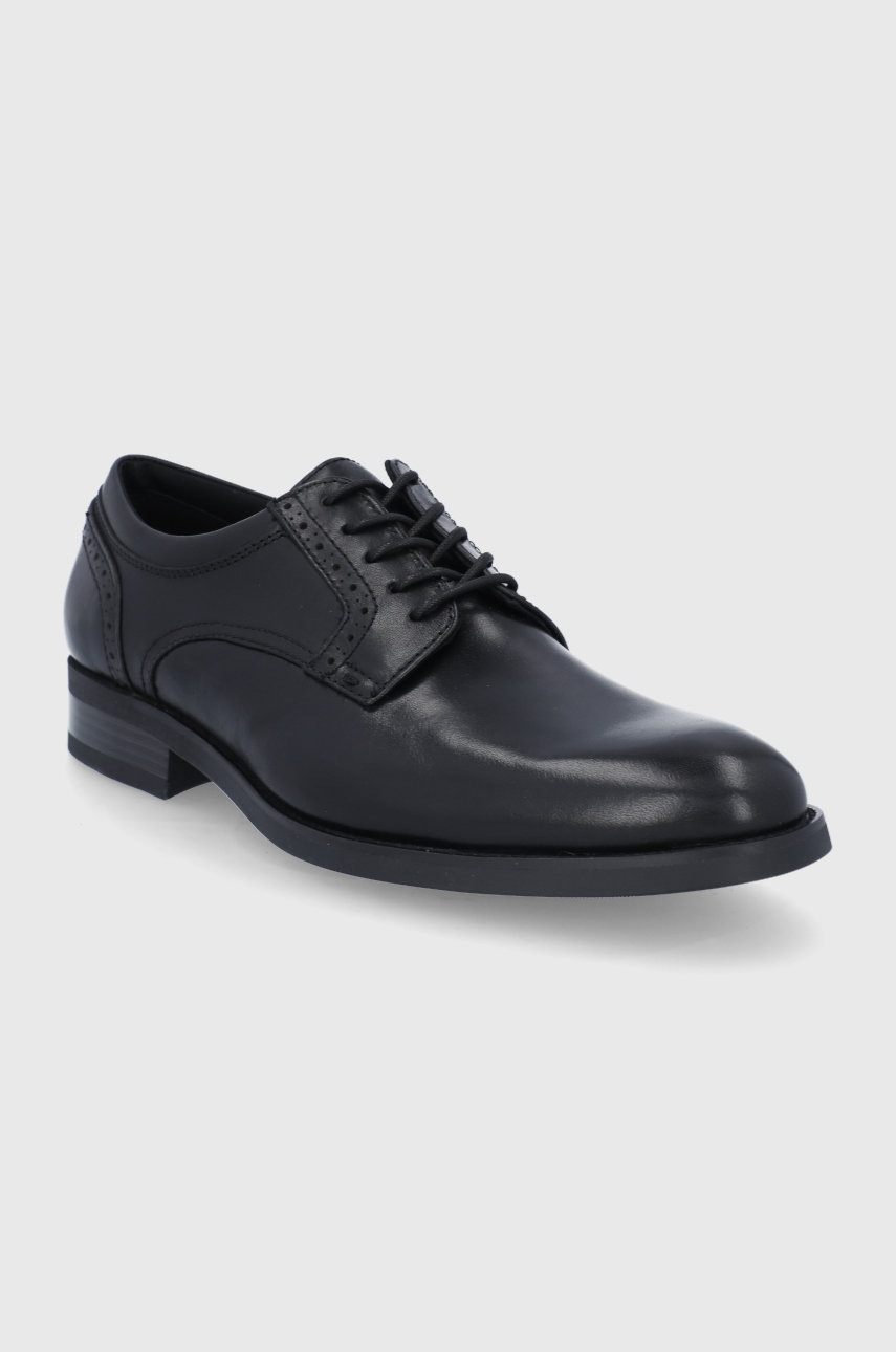 

Кожаные туфли Aldo мужские цвет чёрный