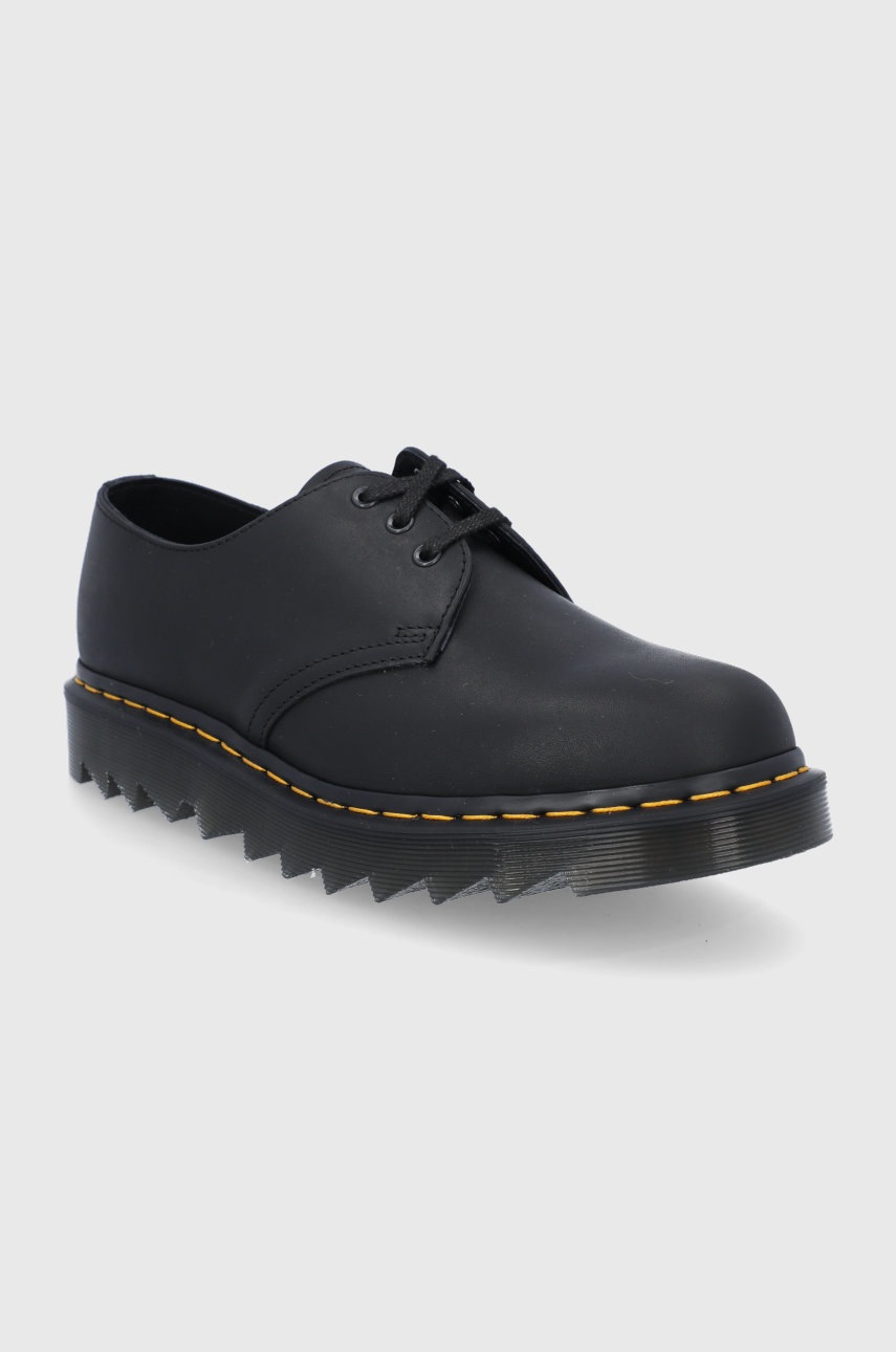 

Шкіряні туфлі Dr. Martens 1461 Ziggy чоловічі колір чорний
