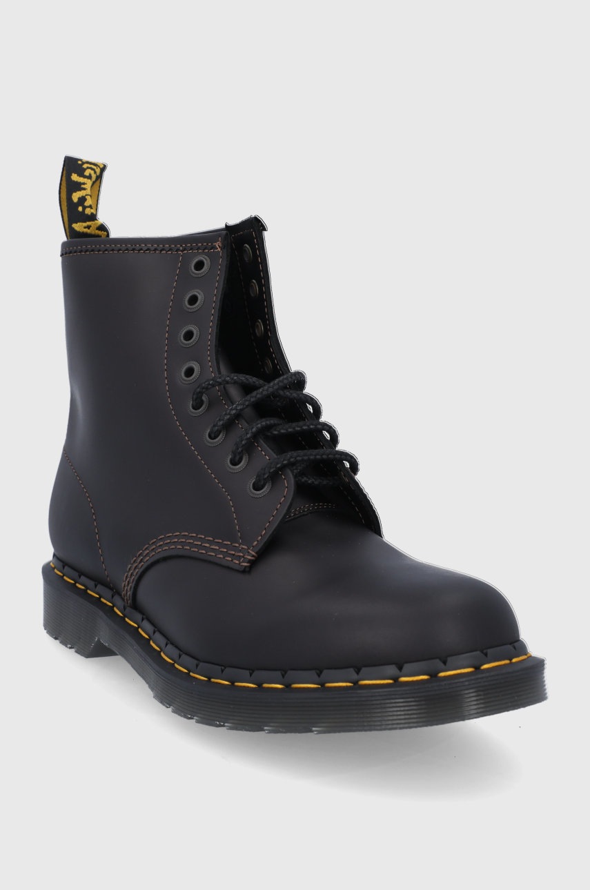 

Кожаные ботинки Dr. Martens мужские цвет чёрный
