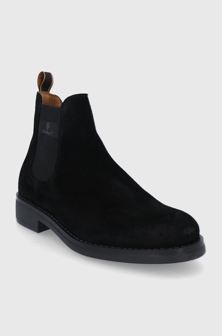 

Замшевые ботинки Gant Brookly мужские цвет чёрный