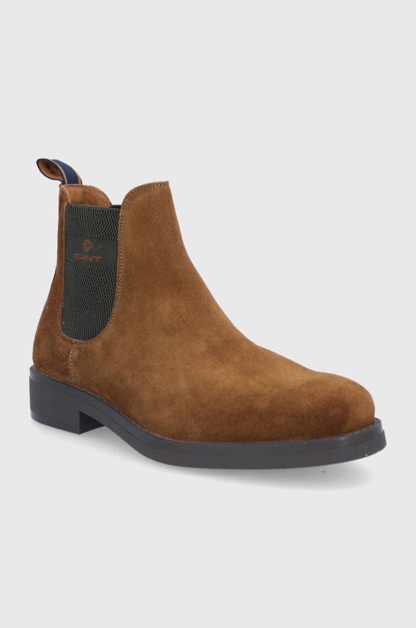 

Кожаные полусапоги Gant Brookly мужские коричневый