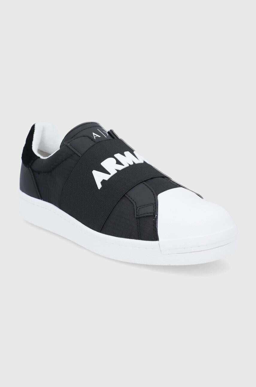 

Черевики Armani Exchange колір чорний