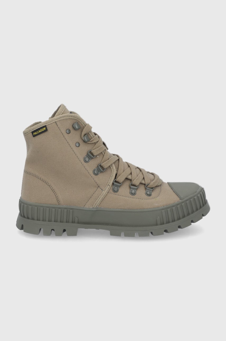 Palladium pantofi bărbați, culoarea verde