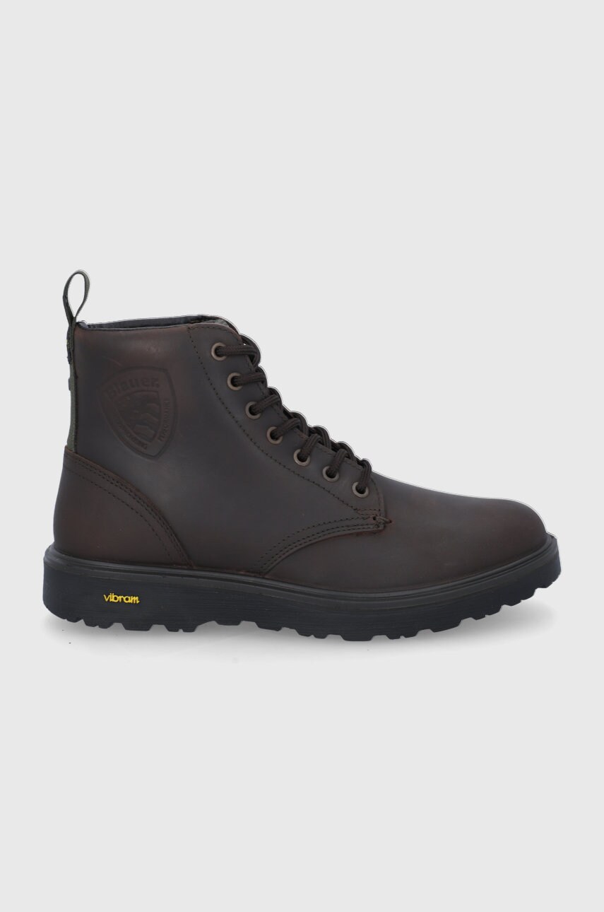 Blauer pantofi bărbați, culoarea maro