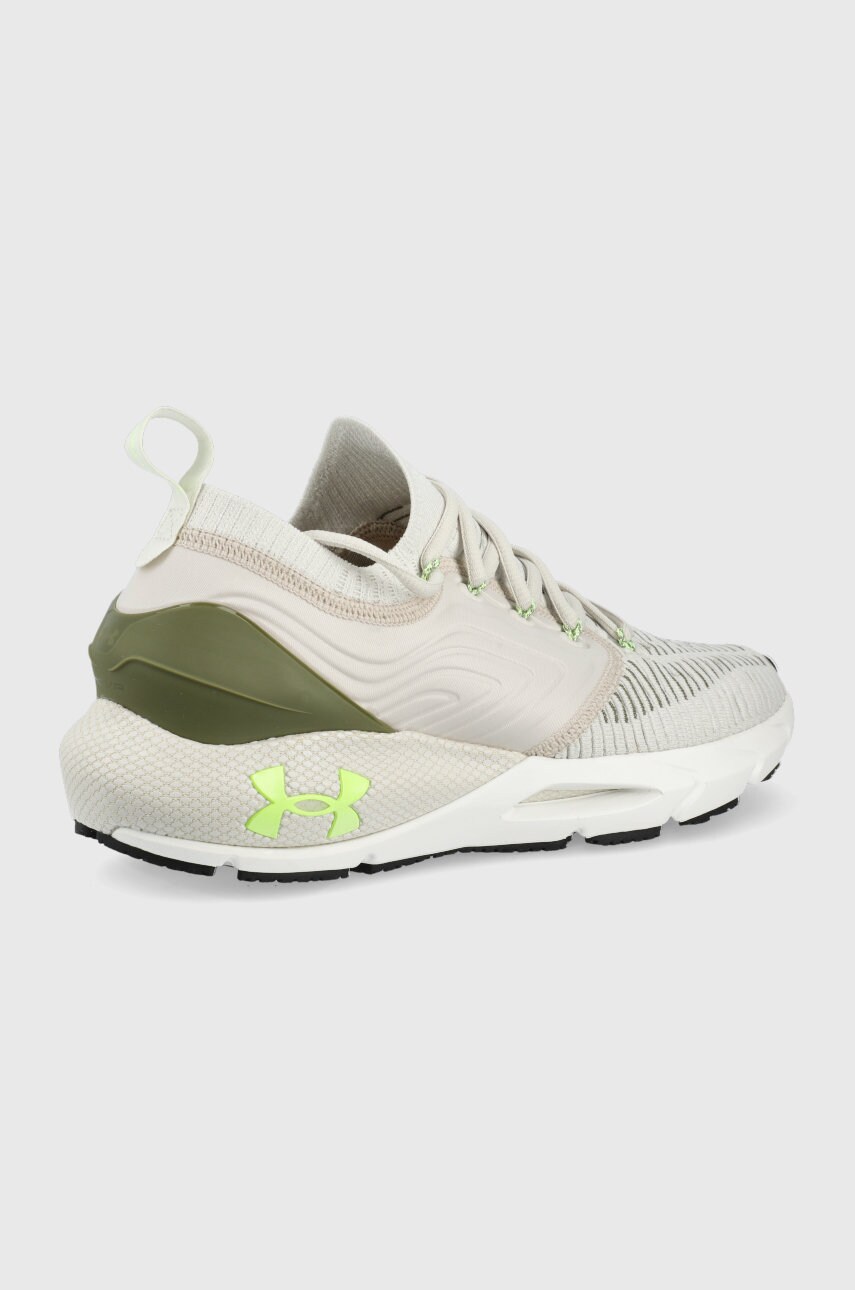 

Черевики Under Armour hovr phantom 2 inknt колір бежевий