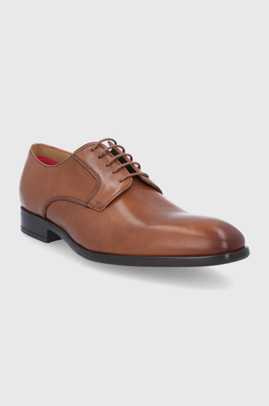 

Кожаные туфли PS Paul Smith мужские цвет коричневый