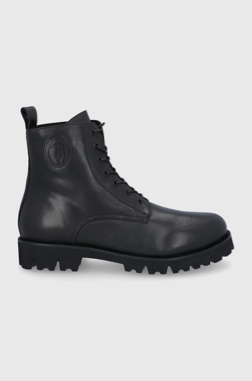 Trussardi - Workery skórzane