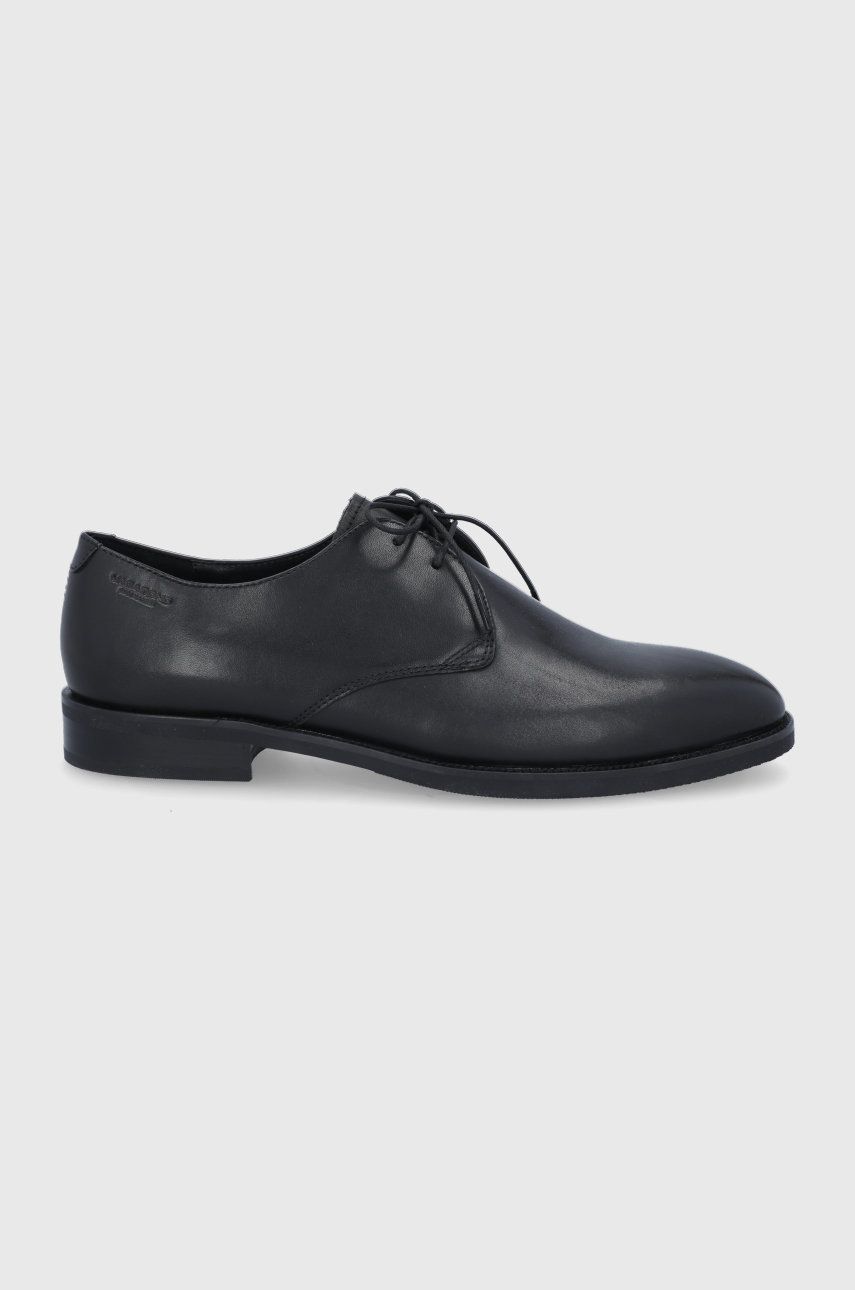 Vagabond Shoemakers Pantofi De Piele Percy Barbati, Culoarea Negru