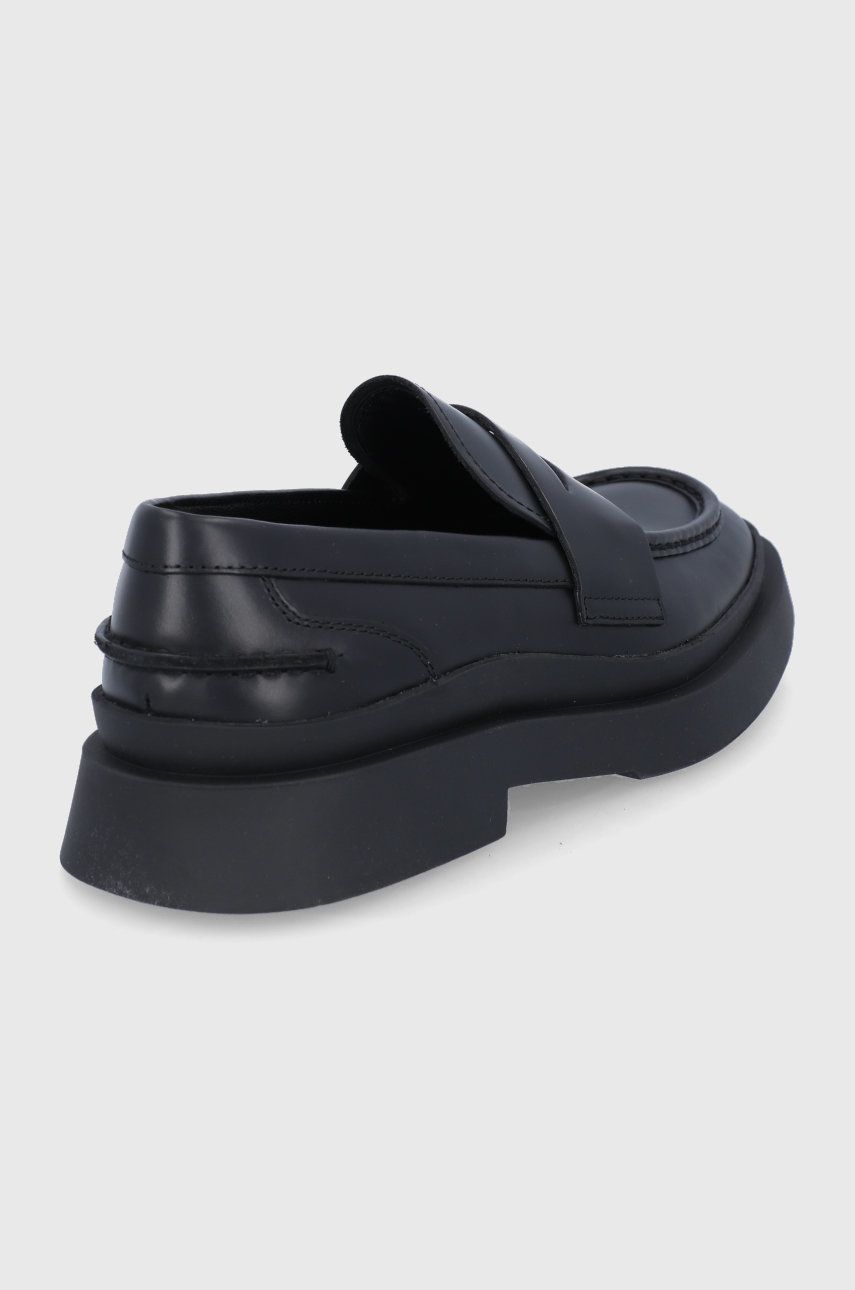 Vagabond Shoemakers Mocasini De Piele Bărbați, Culoarea Negru