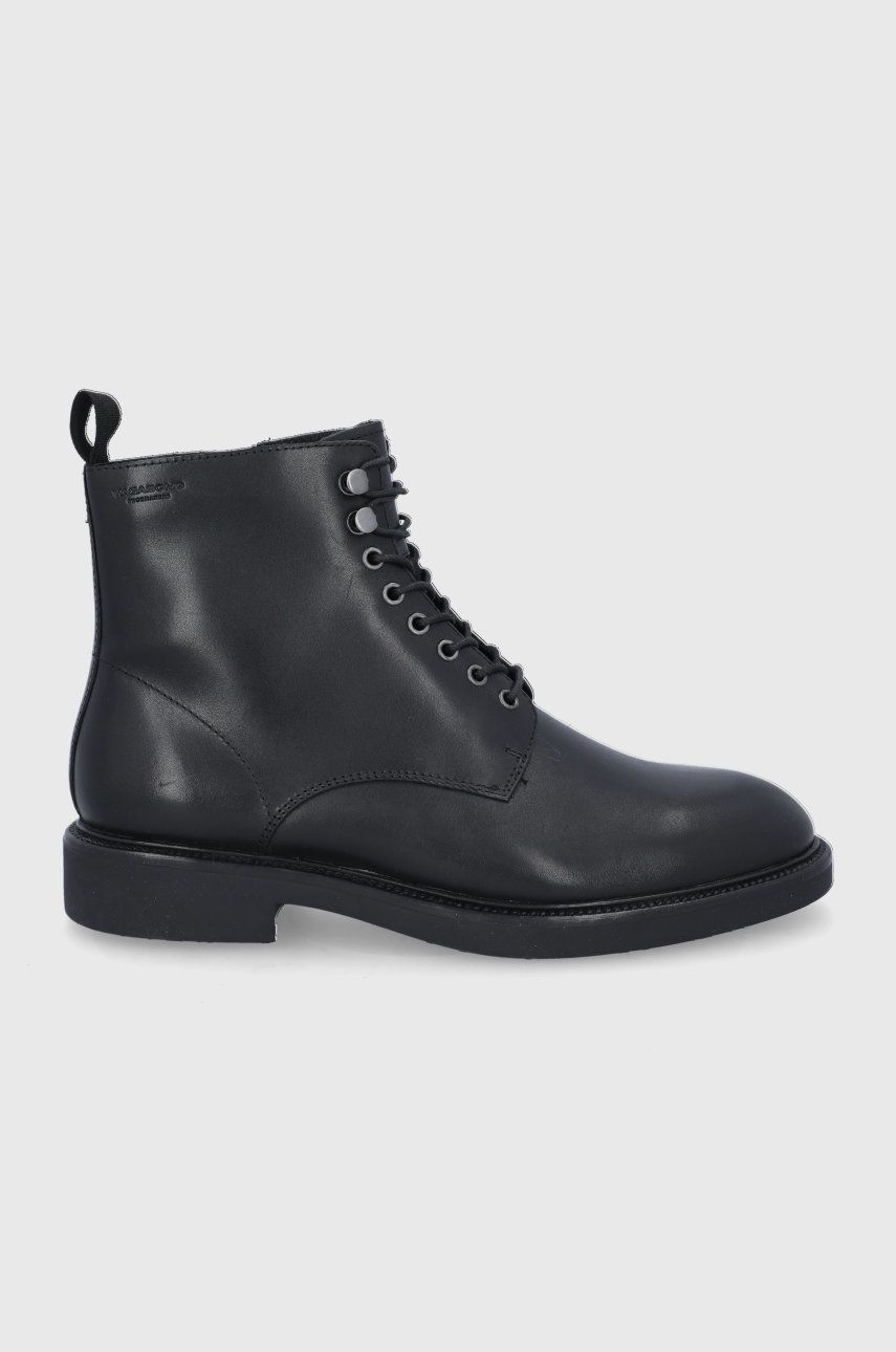 Kožené boty Vagabond Shoemakers pánské, černá barva - černá -  Přírodní kůže Vnitřek: Text