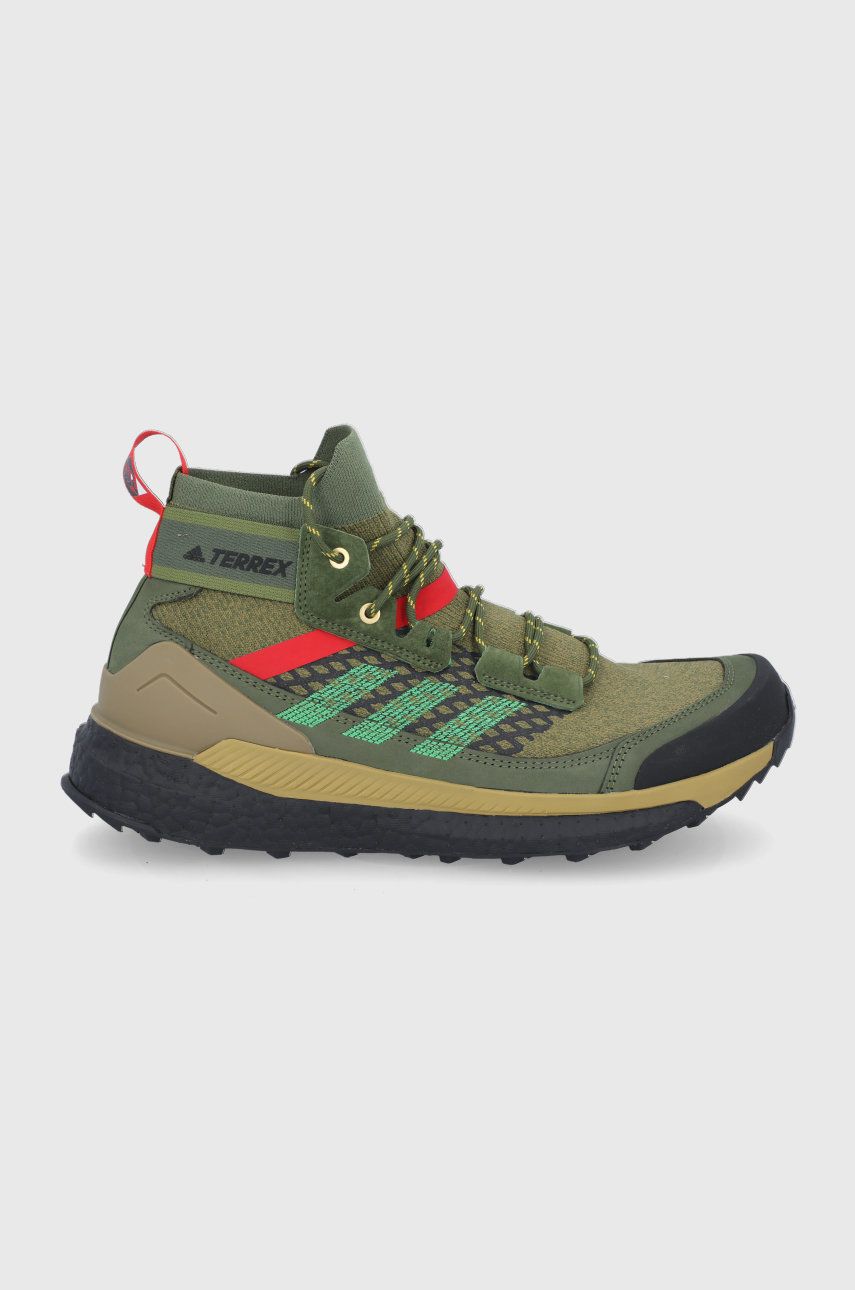 Adidas Performance Pantofi Terrex Free Hiker bărbați, culoarea verde 2022 ❤️ Pret Super answear imagine noua 2022