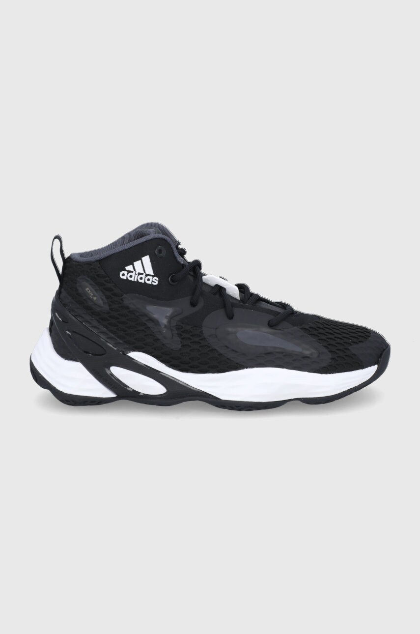 Adidas performance pantofi exhibit a mid culoarea negru