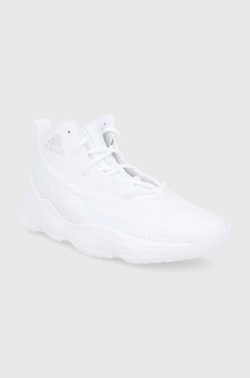 

Ботинки adidas Performance Exhibit A Mid цвет белый