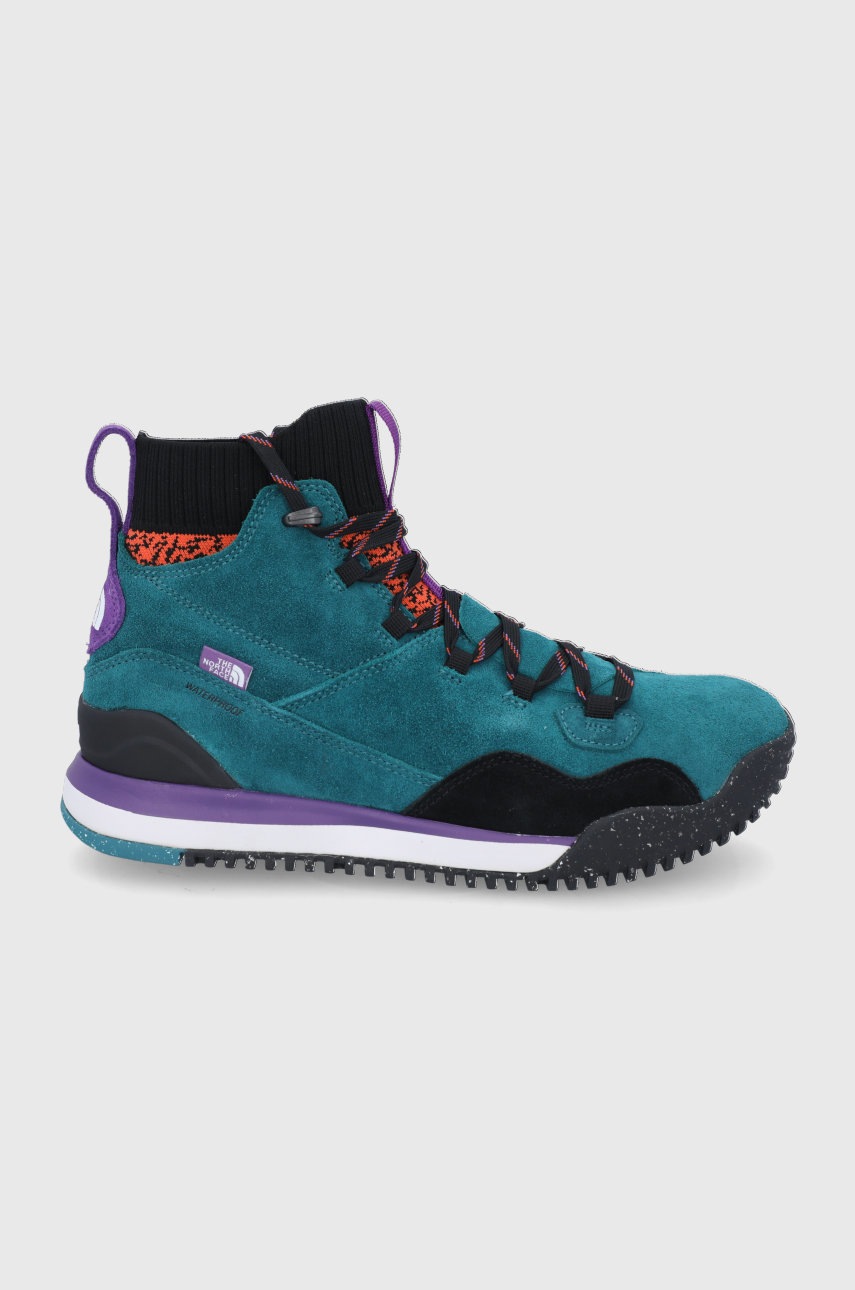 

The North Face - Велурени обувки Back-To-Berkeley III Sport, Тюркоазен