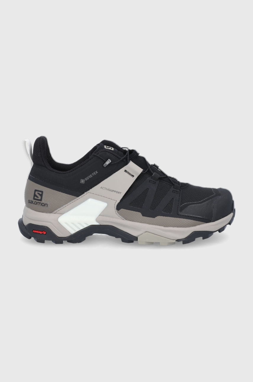 Salomon Pantofi X Ultra 4 GTX bărbați, culoarea negru