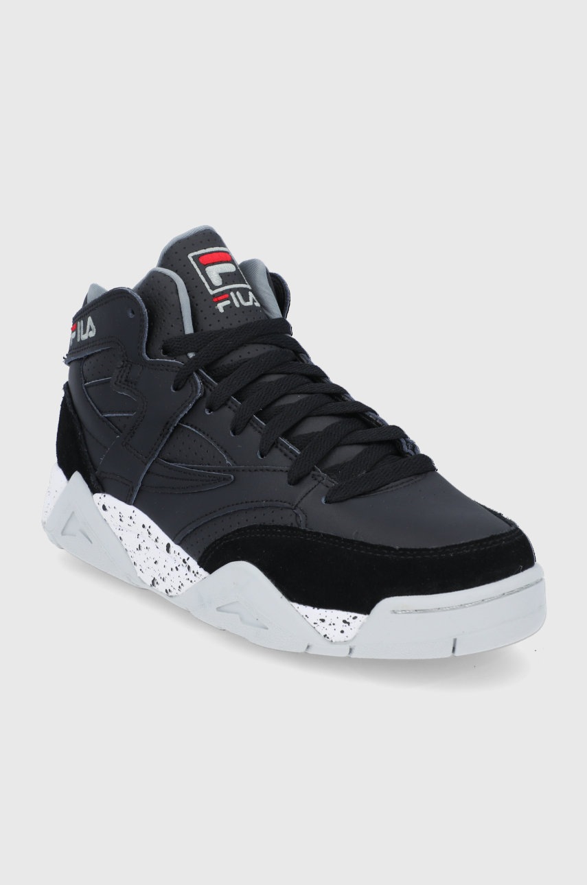

Кожаные ботинки Fila цвет чёрный