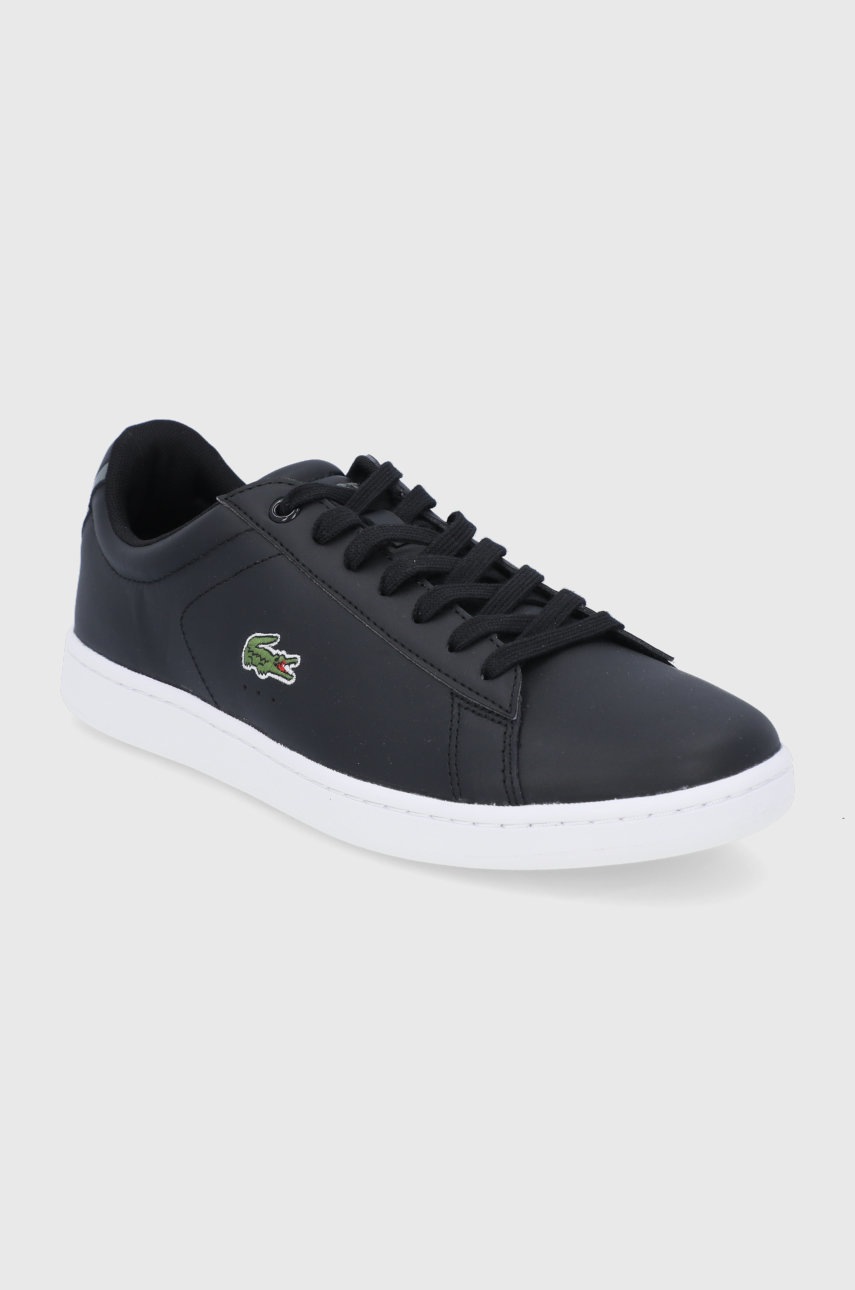 

Кожаные ботинки Lacoste цвет чёрный