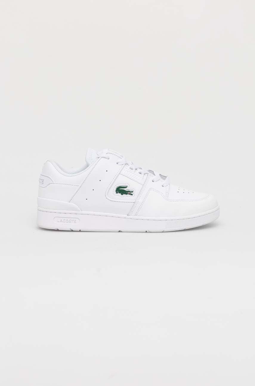 Lacoste sneakers Court Cage culoarea alb