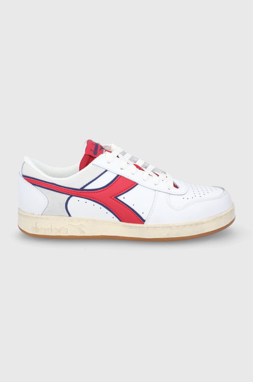 

Кожени обувки Diadora в бяло, Бял