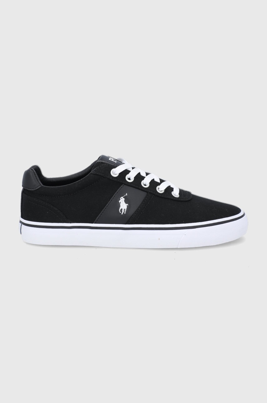 

Ниски кецове Polo Ralph Lauren мъжки в черно, Черен