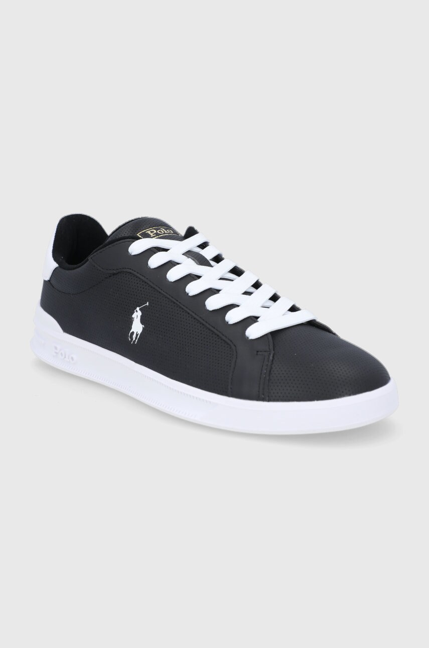

Кожаные ботинки Polo Ralph Lauren цвет чёрный