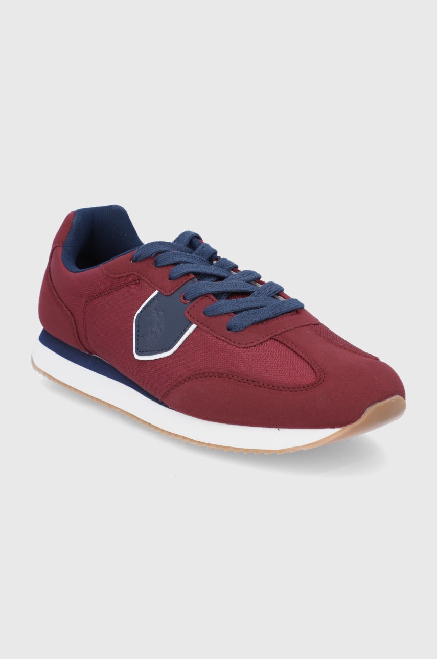 

Черевики U.S. Polo Assn. колір бордовий