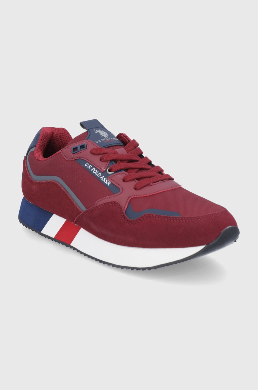 

Черевики U.S. Polo Assn. колір бордовий