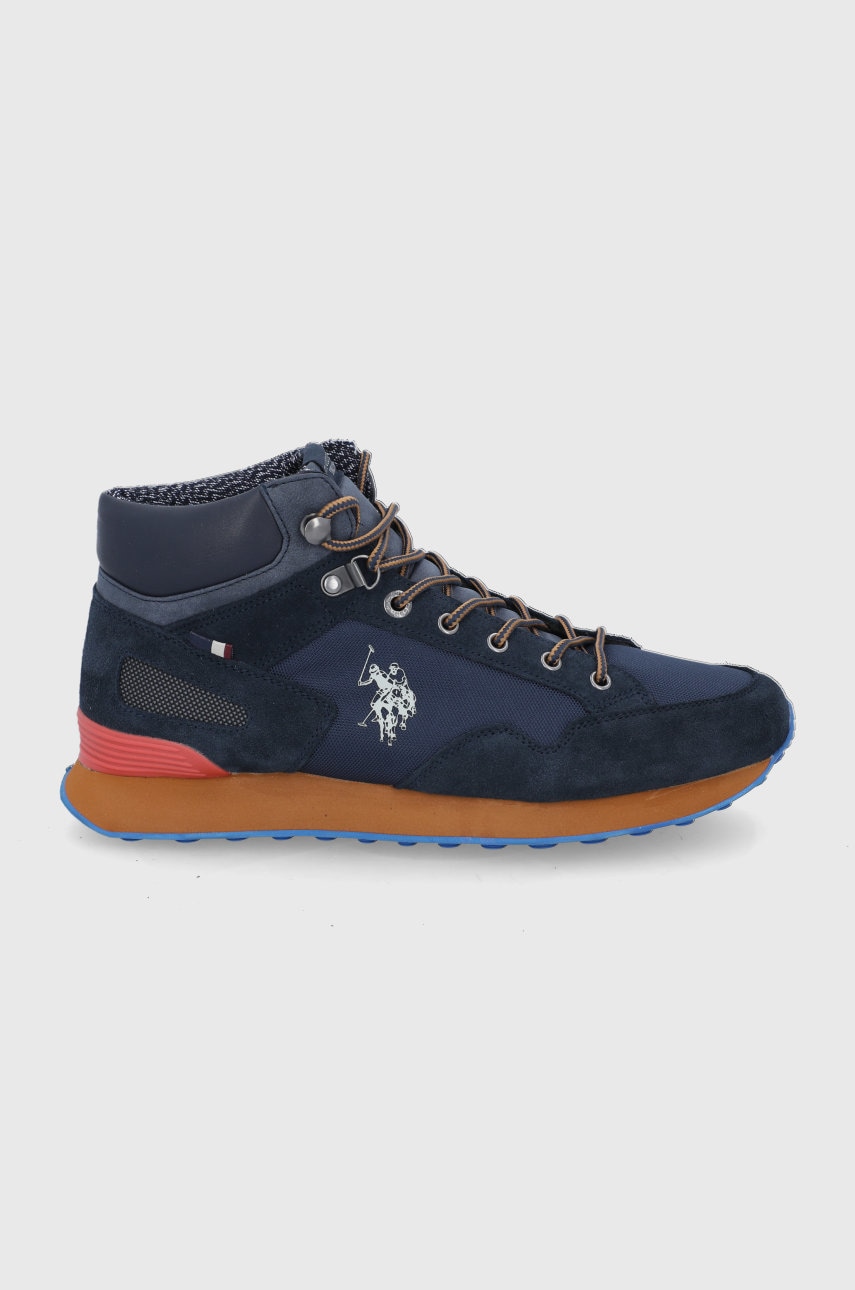 U.s. polo assn. pantofi bărbați, culoarea albastru marin