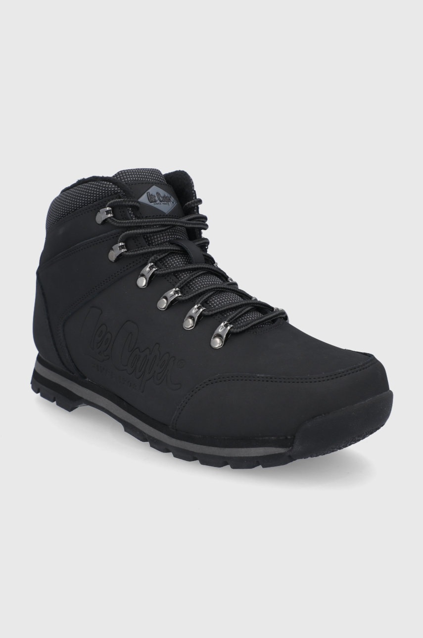 

Кожаные ботинки Lee Cooper мужские цвет чёрный