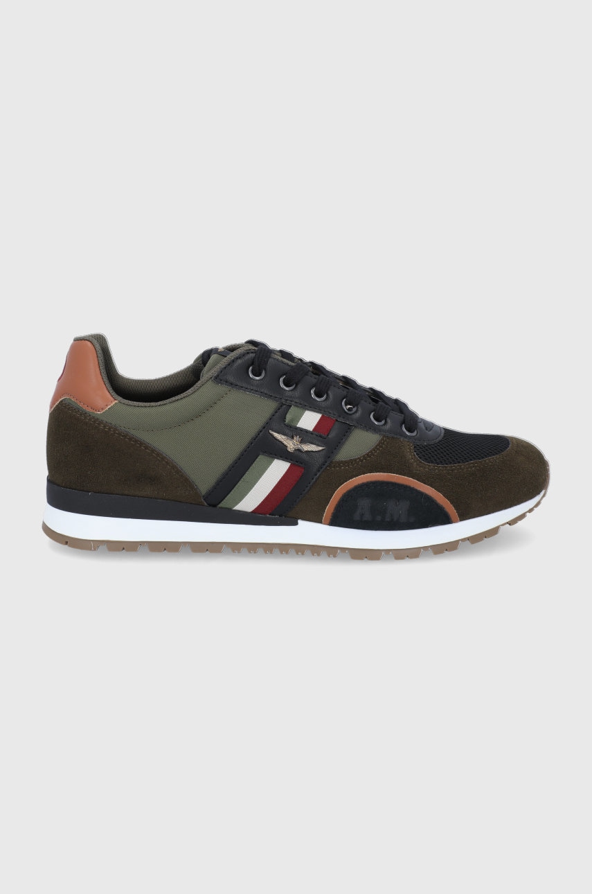 Aeronautica militare pantofi culoarea verde