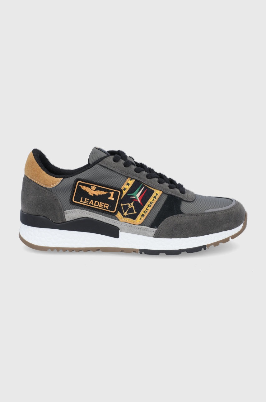 

Обувки Aeronautica Militare в сиво, Сив