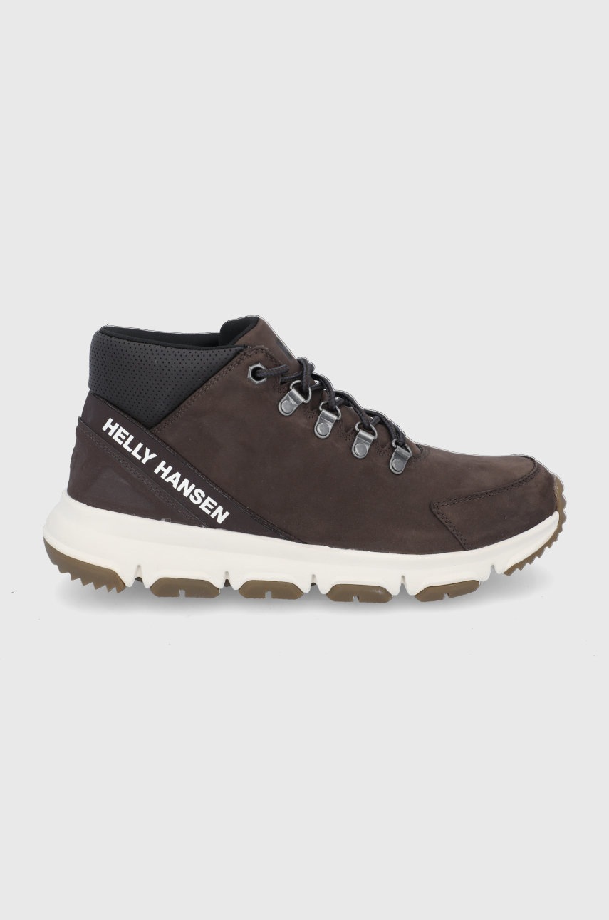 

Велурени обувки Helly Hansen мъжки в кафяво, Кафяв