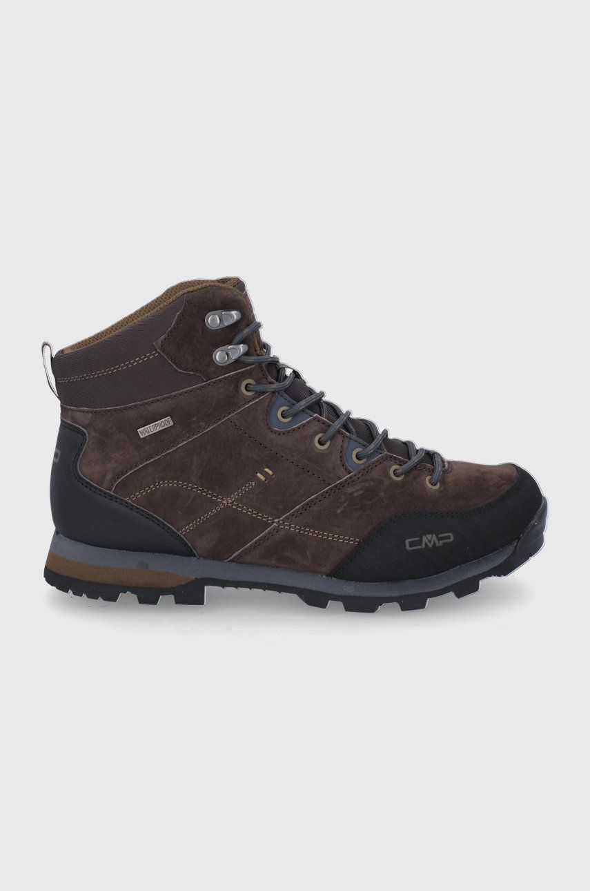 CMP pantofi alcor mid trekking shoe wp barbati, culoarea maro, izolare usoara Alcor imagine noua