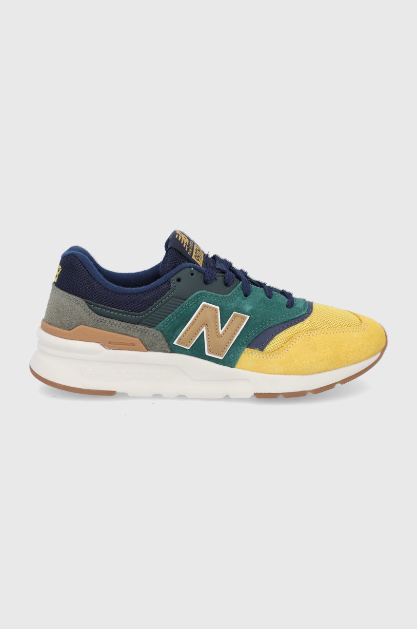 

Обувки New Balance CM997HVN в зелено, Зелен