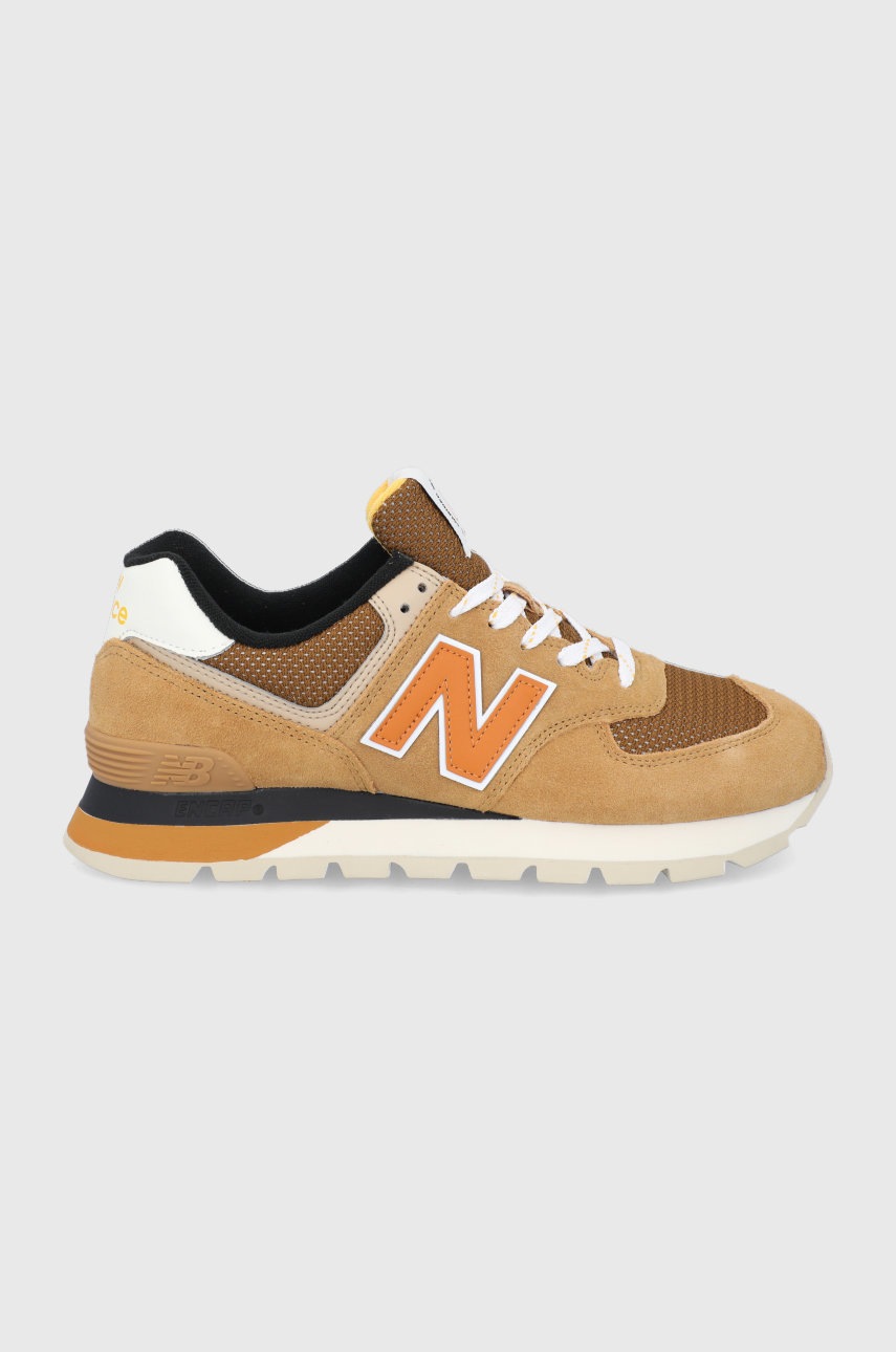 

Обувки New Balance ML574DHG в жълто, Жълт