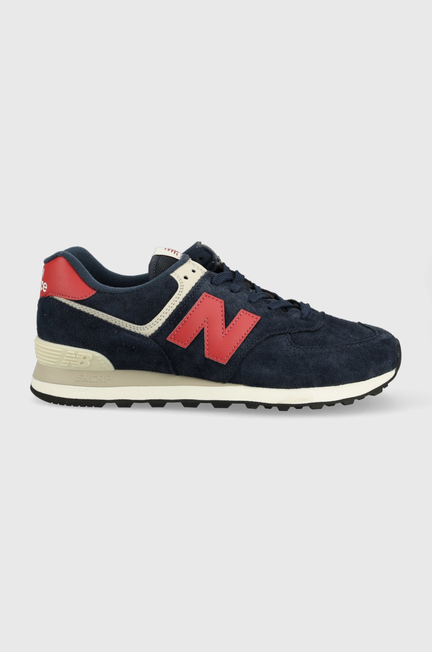 

Велурени маратонки New Balance Ml574pn2 в тъмносиньо, Тъмносин