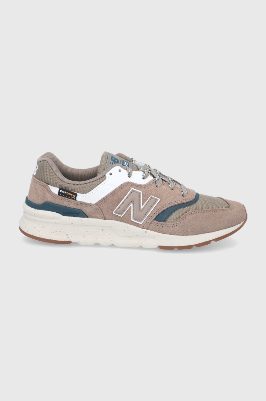 

Обувки New Balance CM997HJJ в жълто, Бежов