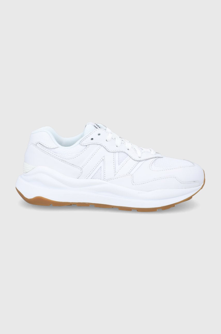New balance pantofi m5740lt culoarea alb