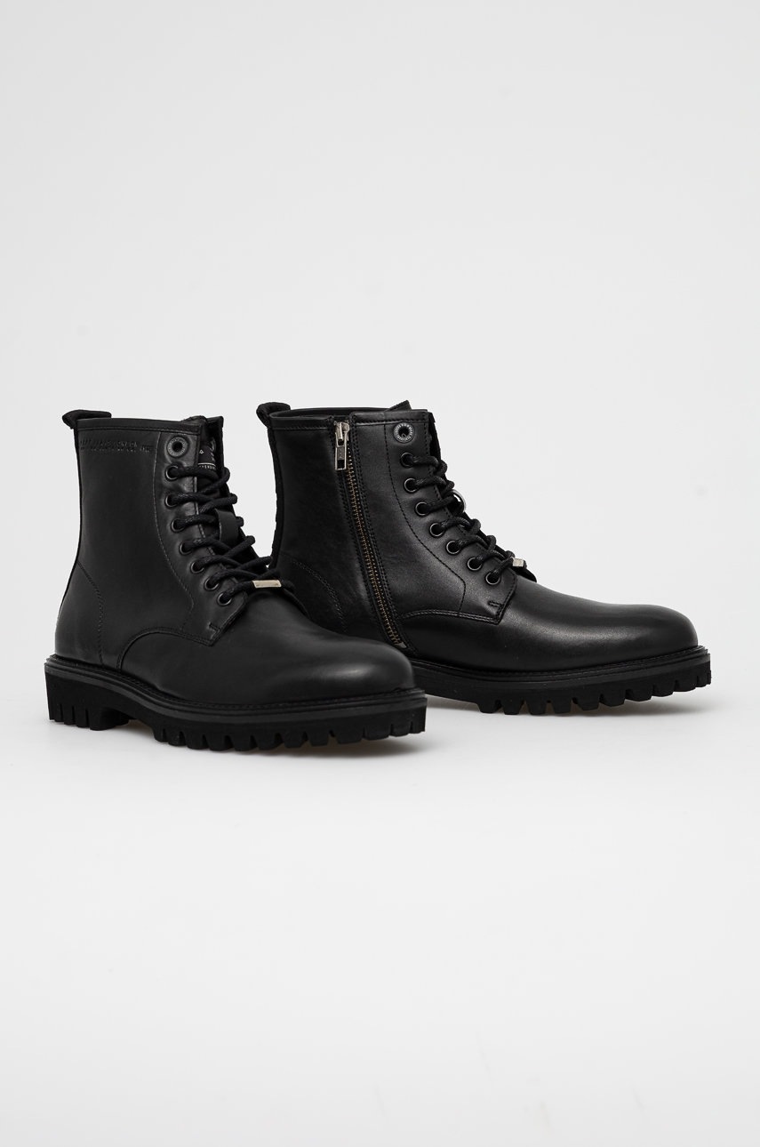 

Шкіряні черевики Pepe Jeans Trucker Boot чоловічі колір чорний