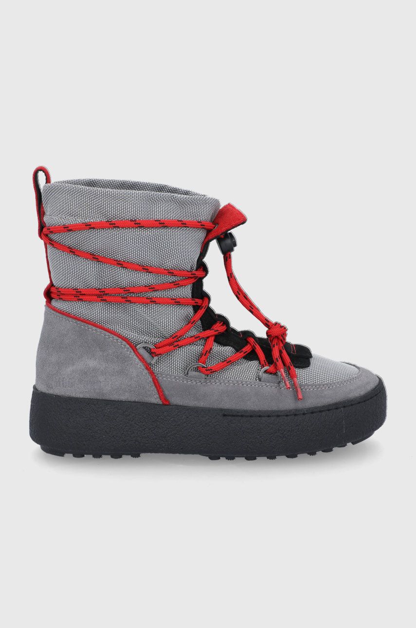 Moon Boot Pantofi bărbați, culoarea gri 2023 ❤️ Pret Super answear imagine noua 2022