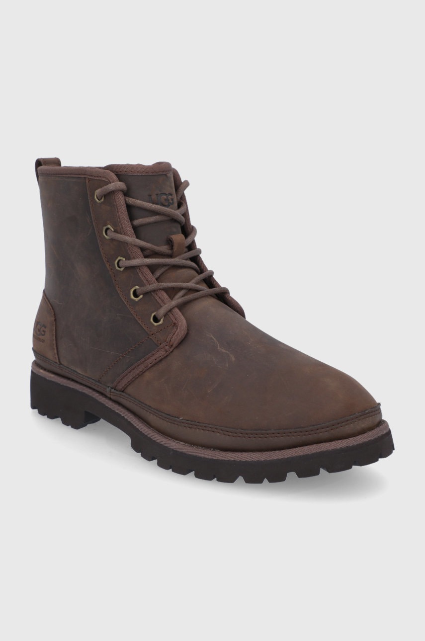 

Кожаные полусапоги UGG мужские коричневый