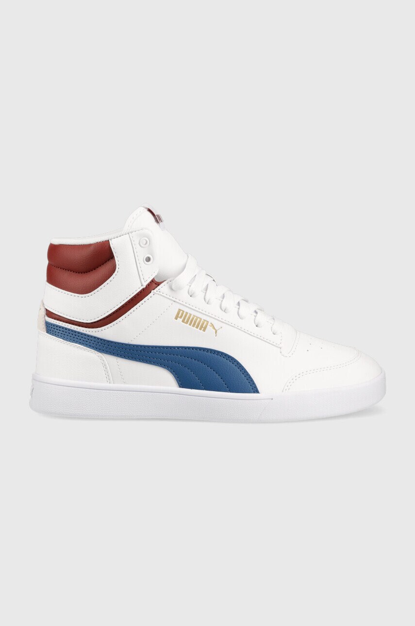 Puma sneakers puma shuffle mid culoarea alb