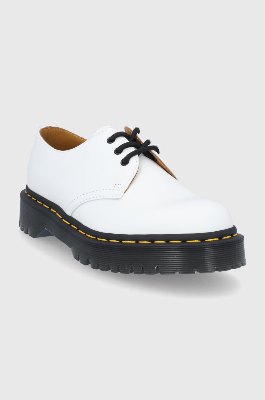 

Шкіряні туфлі Dr. Martens Bex 1461 колір білий