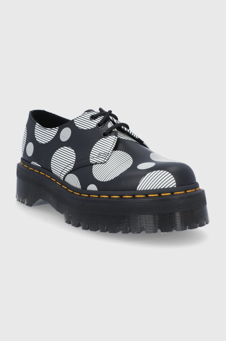 

Кожаные туфли Dr. Martens 1461 Quad цвет чёрный