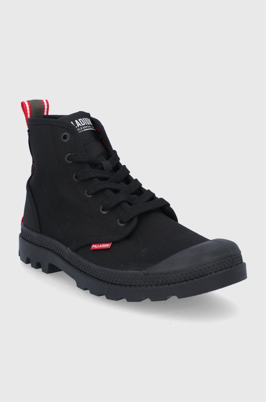 

Кеди Palladium колір чорний