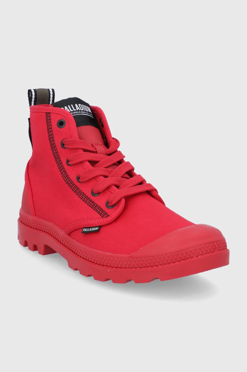 

Кеди Palladium колір червоний