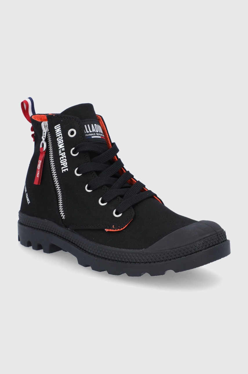 

Кеди Palladium колір чорний