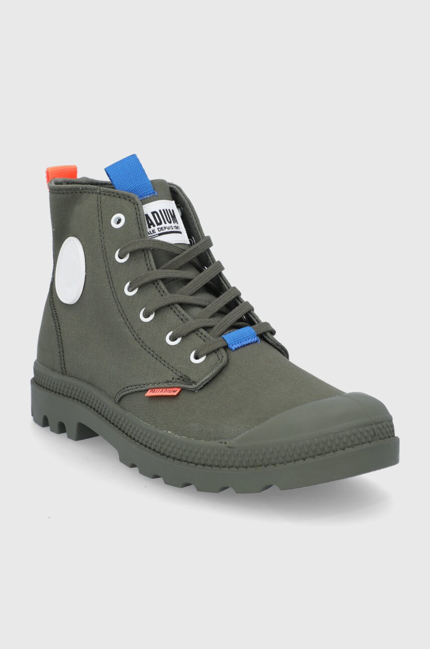 

Кеди Palladium колір зелений