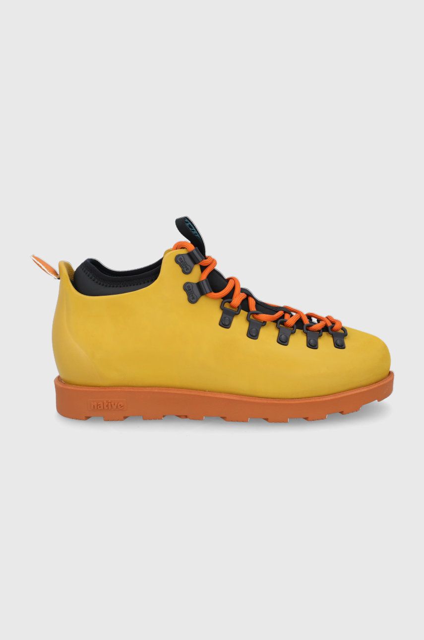 Native Pantofi culoarea galben, izolat answear imagine noua