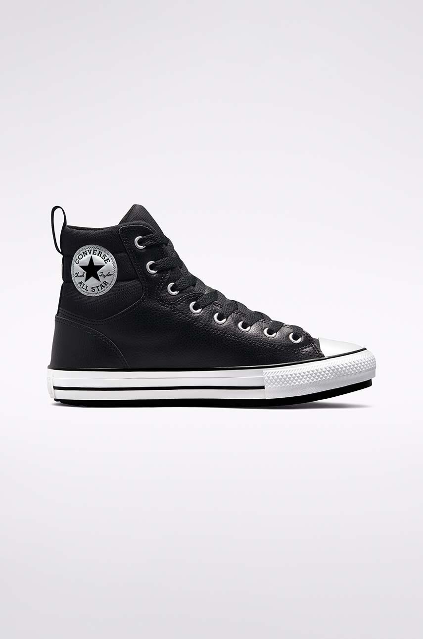 

Кожени кецове Converse Chuck Taylor All Star Berkshire в черно, Черен